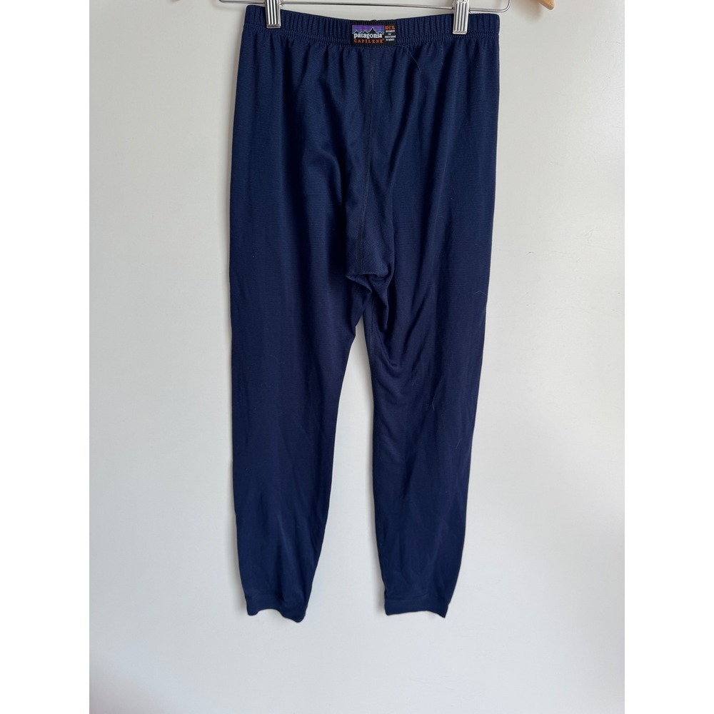 Patagonia Capilene‎ Kids XL 14 Navy Blue Thermal Base Layer Leggings Pants